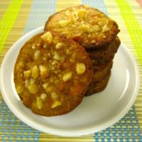Rum Cookies with Macadamia Nuts and Butterscotch Chips