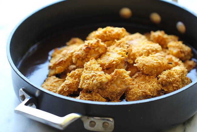 Lighter General Tso’s Chicken - A lightened-up, baked version made with half the calories. And it tastes even better than the original!