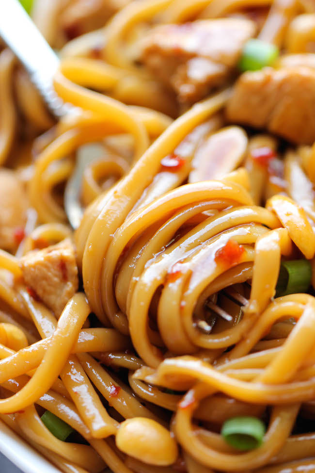 CPK's Kung Pao Spaghetti - Damn Delicious