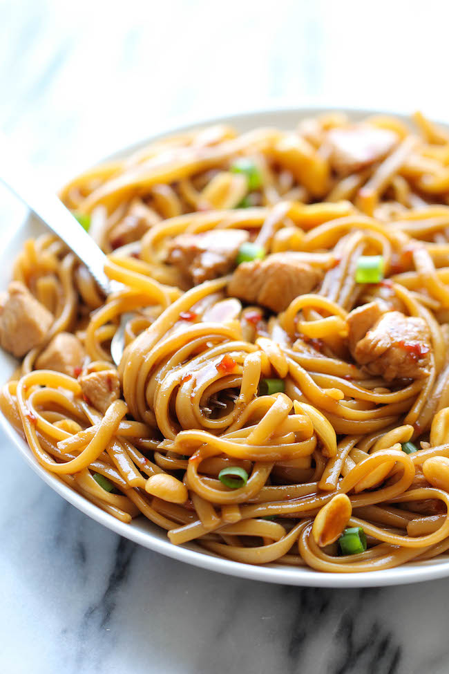 CPK's Kung Pao Spaghetti Damn Delicious