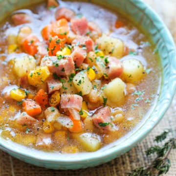 Leftover Hambone Soup - Damn Delicious