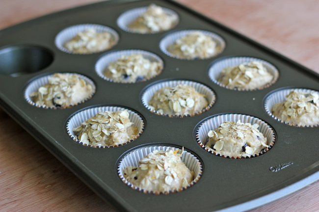 Blueberry Orange Oatmeal Muffins - Healthy, hearty muffins loaded with juicy blueberries and refreshing orange flavor!