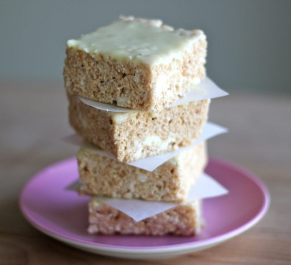 Brown Butter White Chocolate Rice Krispie Treats Damn Delicious