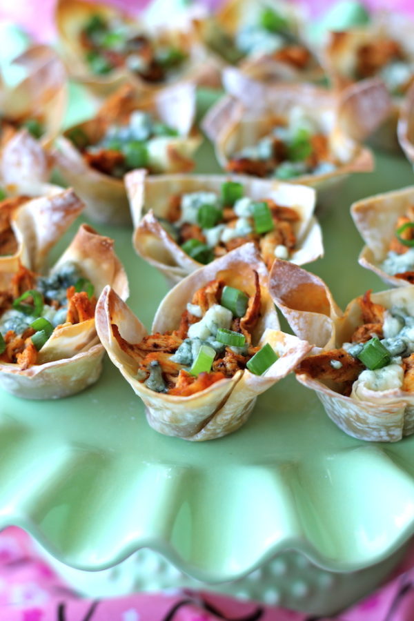 Buffalo Chicken Cups Damn Delicious