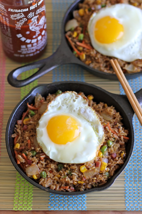 Sheet Pan Fried Rice - Damn Delicious