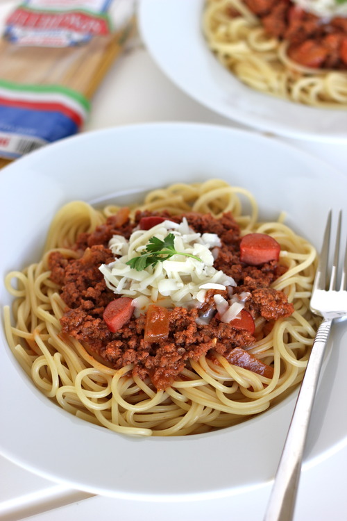 Pinoy Spaghetti - Damn Delicious