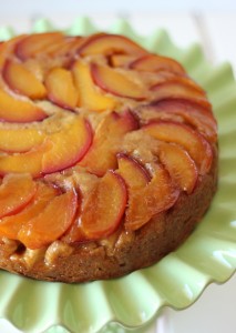 Nectarine Upside-Down Cake - Damn Delicious