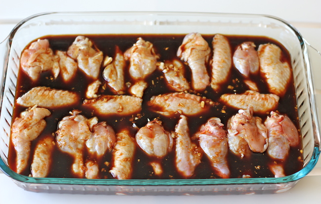 Honey Teriyaki Hot Wings - Sweet and spicy wings baked to crisp perfection. Doesn't get easier than that!