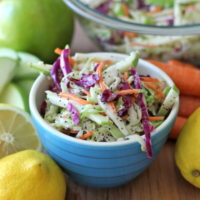 Apple and Poppy Seed Coleslaw