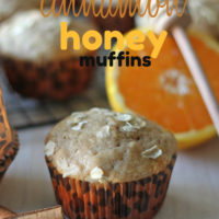 Orange Cinnamon Honey Muffins
