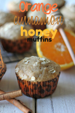 Orange Cinnamon Honey Muffins