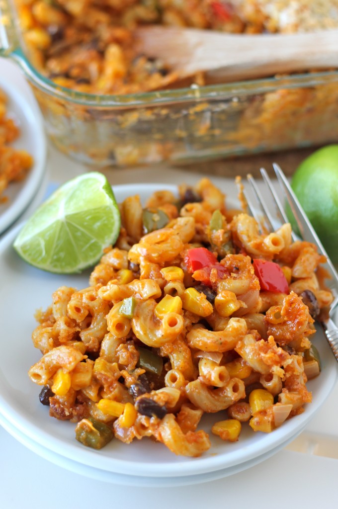 Chorizo Mac and Cheese - A fun tex-mex twist on the traditional mac and cheese that the whole family will love!