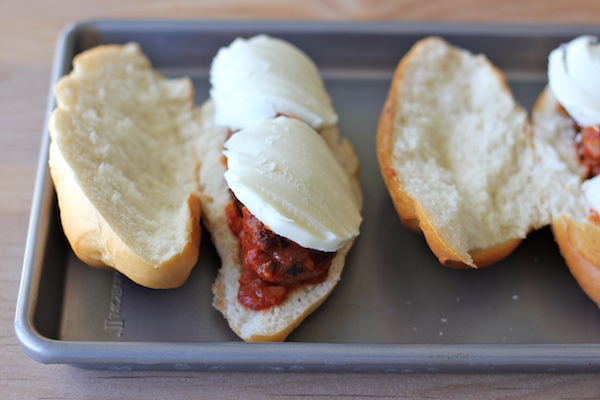 Italian Meatball Sandwiches - The best meatball sub that you can make right at home with an easy homemade marinara!