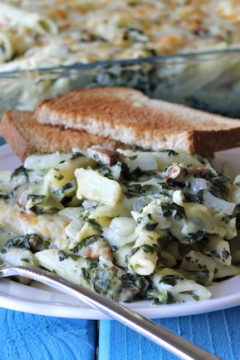 Spinach and Artichoke Dip Pasta