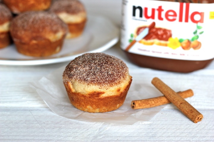 Nutella Cinnamon Sugar Muffins