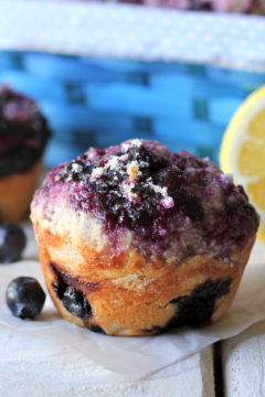Blueberry Muffins With Blueberry Jam