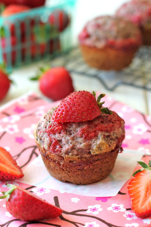 Strawberry Jam Poppyseed Muffins Damn Delicious