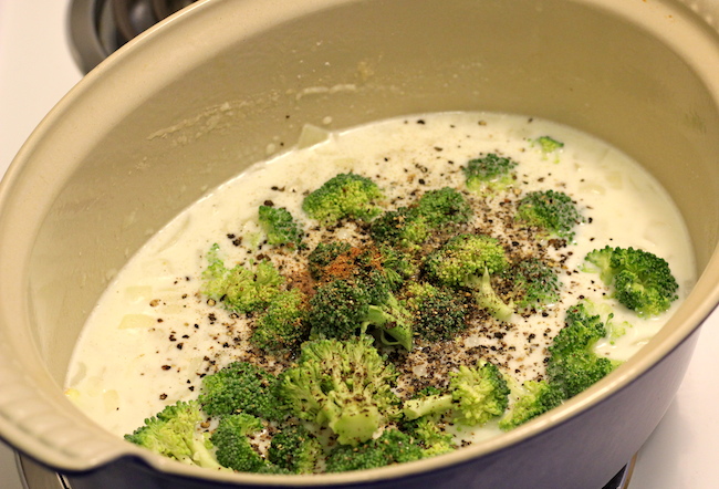 Cream of Broccoli Cheese Soup - So cozy, so cheesy, and chockfull of veggies!