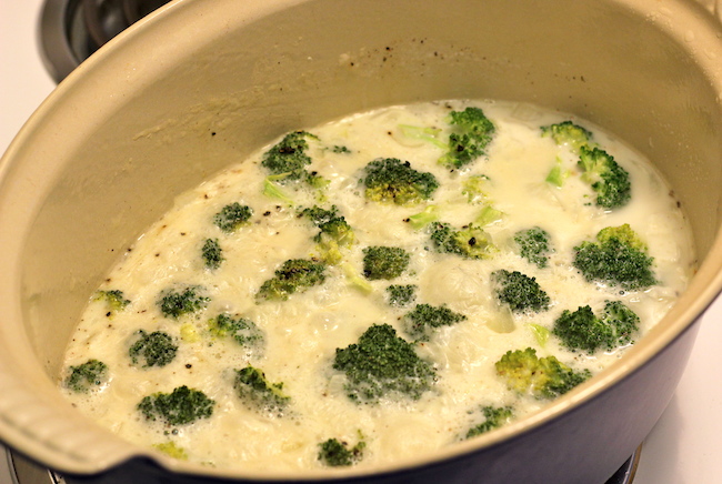 Cream of Broccoli Cheese Soup - So cozy, so cheesy, and chockfull of veggies!