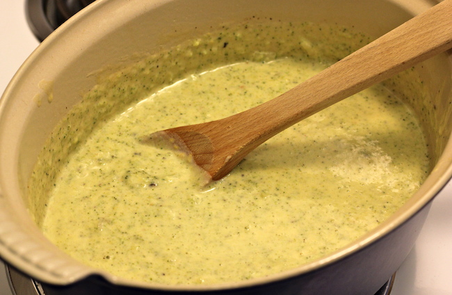 Cream of Broccoli Cheese Soup - So cozy, so cheesy, and chockfull of veggies!