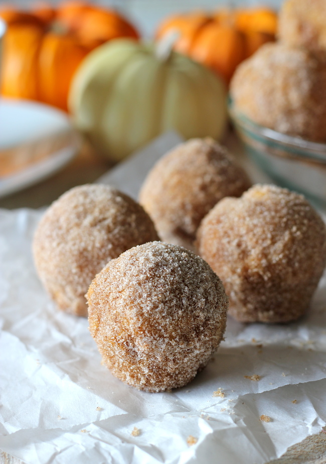 Pumpkin Donut Holes Damn Delicious