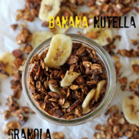 Banana Nutella Granola