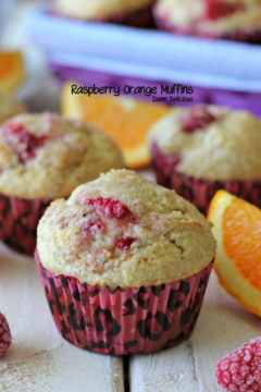 Raspberry Orange Muffins