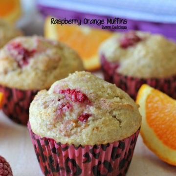 Raspberry Orange Muffins Damn Delicious