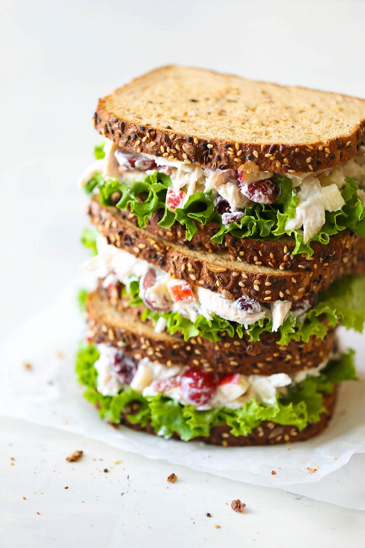 Greek Yogurt Chicken Salad Sandwich Damn Delicious