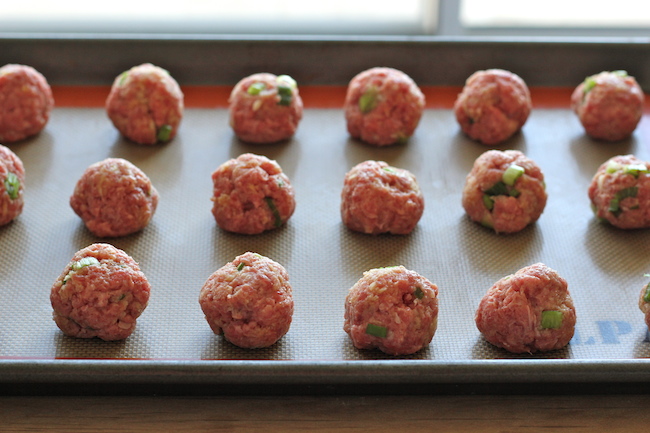 Hoisin Asian Meatballs - These juicy, tender meatballs are smothered with a sweet Hoisin glaze!