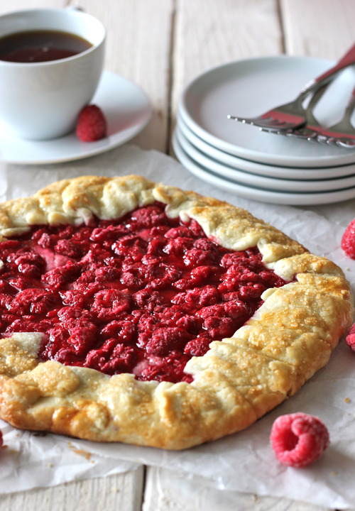 Raspberry Galette Damn Delicious