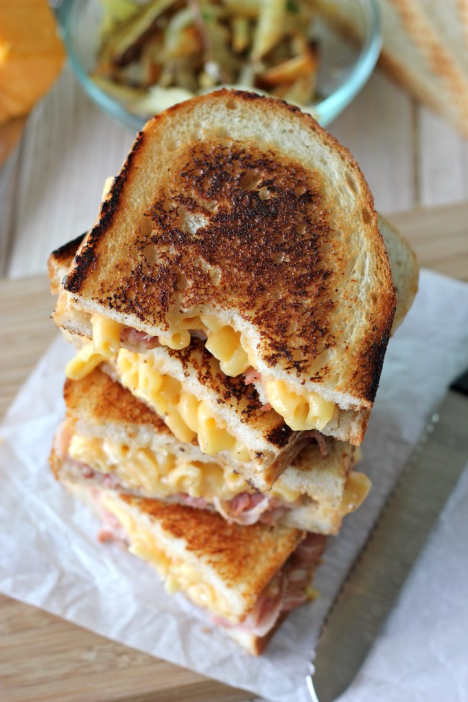 Pancetta Mac and Cheese Panini