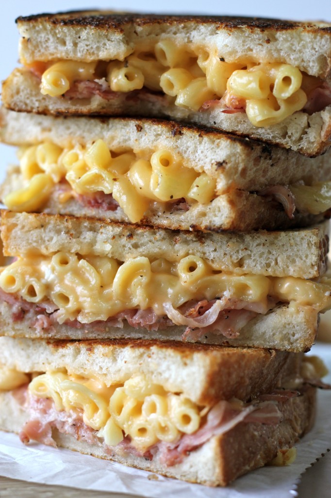 Pancetta Mac and Cheese Panini