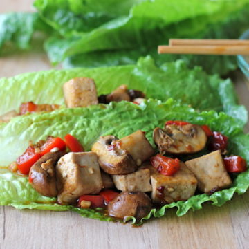 Spicy Tofu Lettuce Wraps Damn Delicious