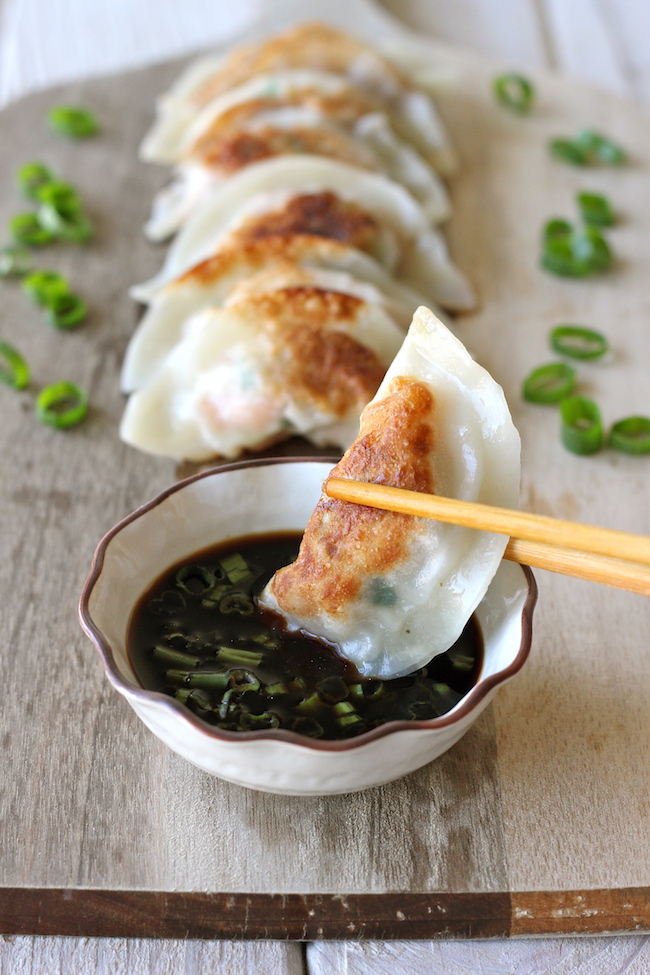 Shrimp Dumplings - Homemade dumplings are easier to make than you think, and you can completely customize your fillings!