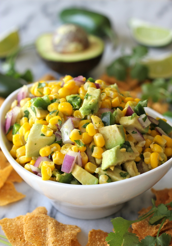 Avocado Corn Salsa - Damn Delicious