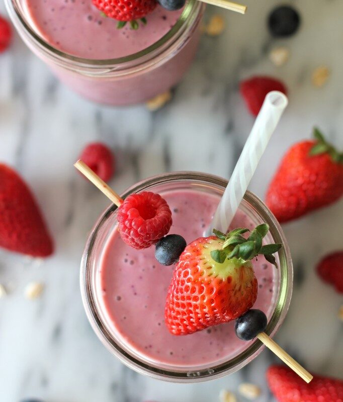 Greek Yogurt Berry Medley Smoothie