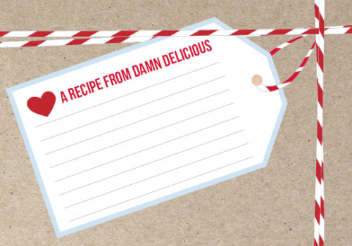 Recipe Cards Giveaway Damn Delicious