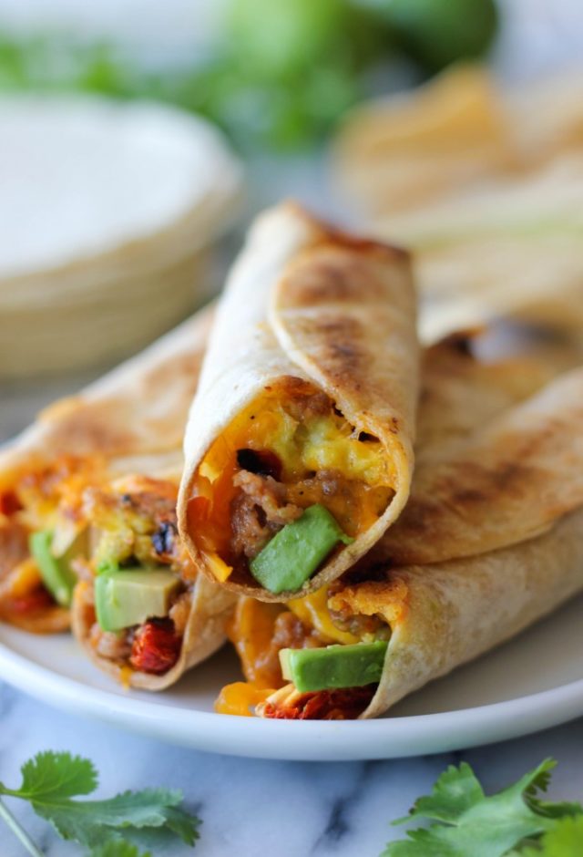 Breakfast Taquitos - Damn Delicious