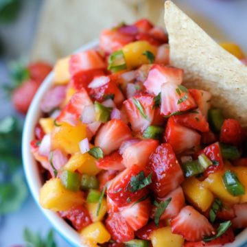 Strawberry Mango Salsa Damn Delicious