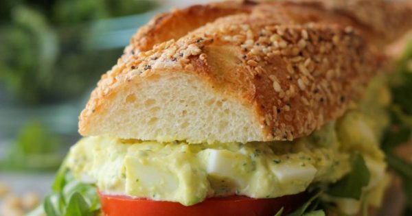 Kale Pesto Egg Salad Damn Delicious