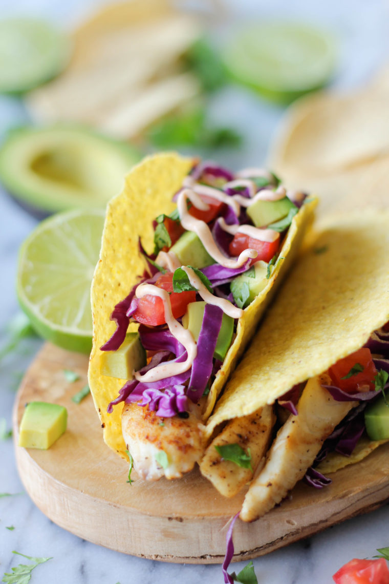 Fish Tacos With Chipotle Mayo Damn Delicious