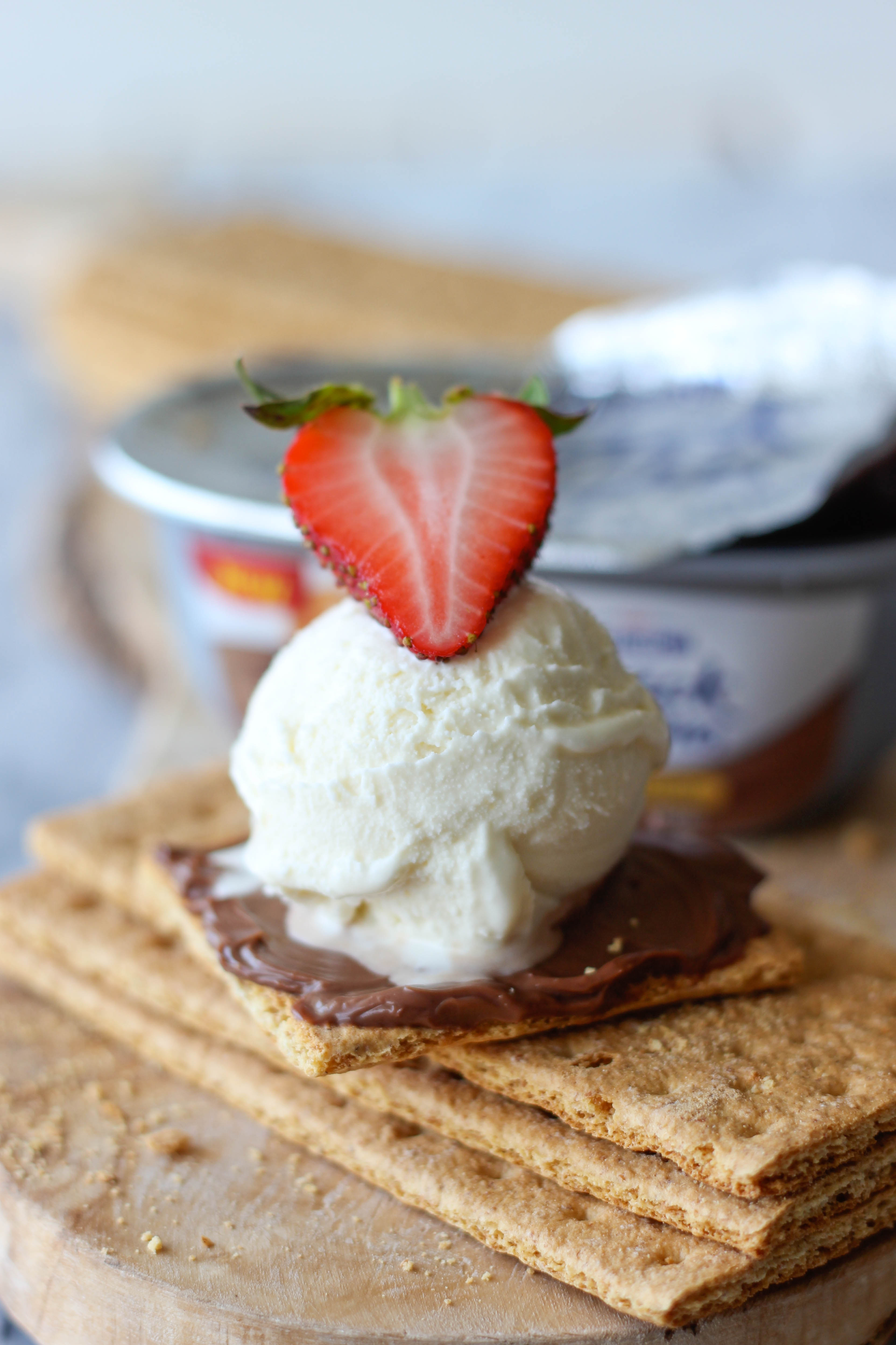 Graham Cracker Milk Chocolate Ice Cream Sandwich Damn Delicious