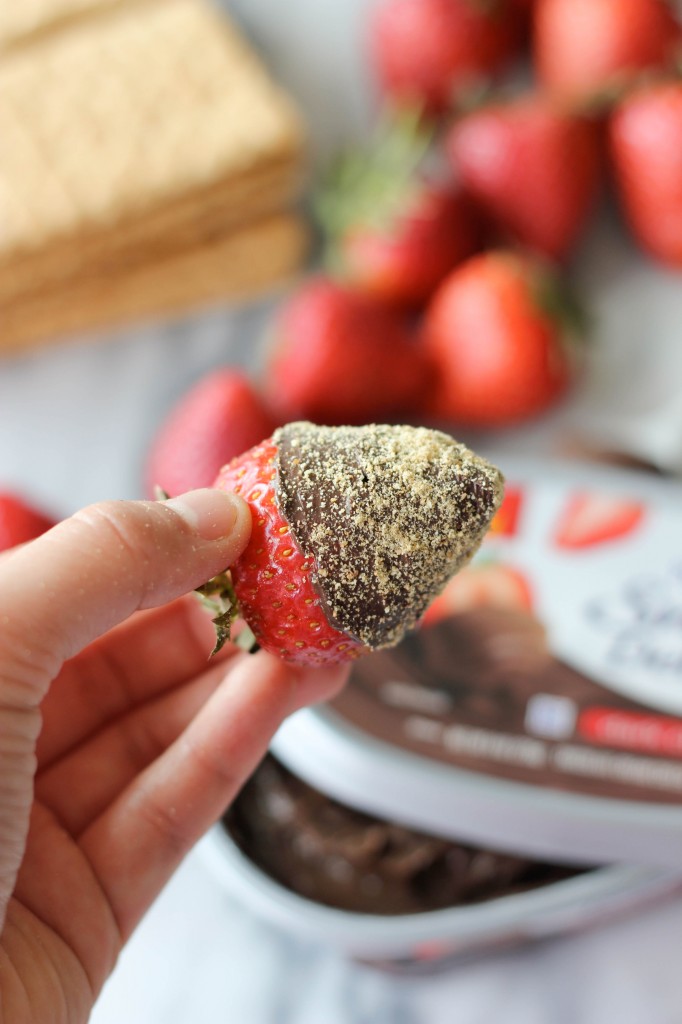 Milk Chocolate Graham Cracker Dipped Strawberries