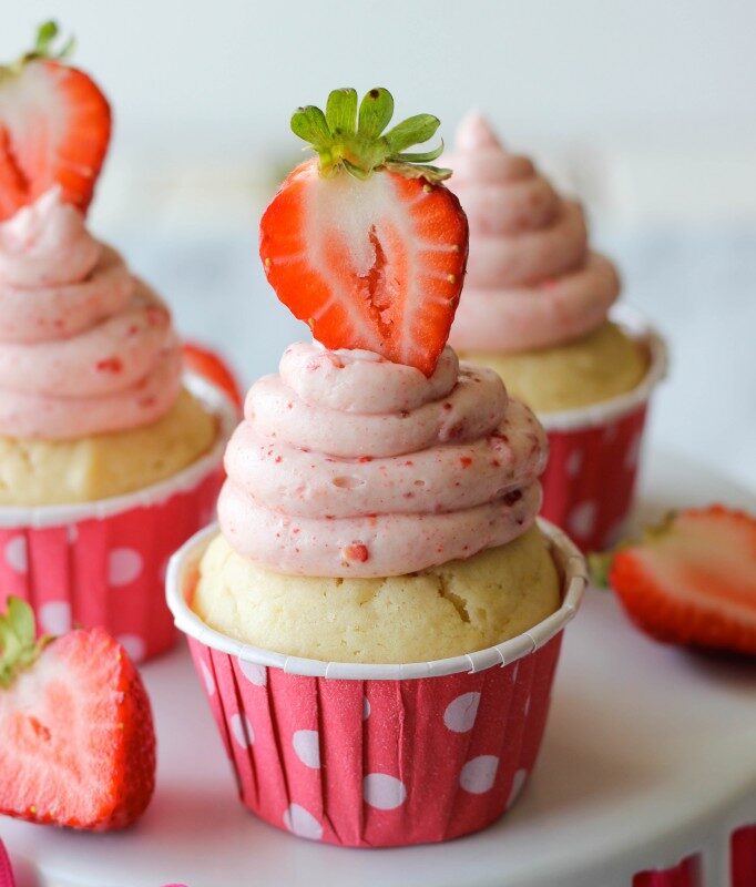 Strawberry Shortcake Cupcakes