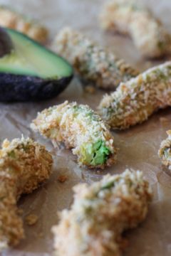 Fried Avocado with Chipotle Cream Sauce