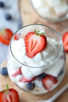 Greek Yogurt Berry Trifle - Damn Delicious