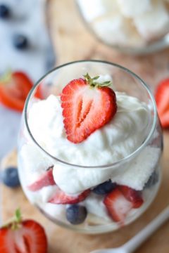 Greek Yogurt Berry Trifle