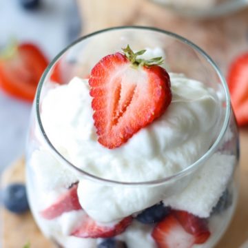 Greek Yogurt Berry Trifle - Damn Delicious