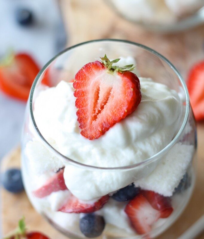 Greek Yogurt Berry Trifle